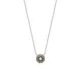 Collar bloom amatista verde y diamantes