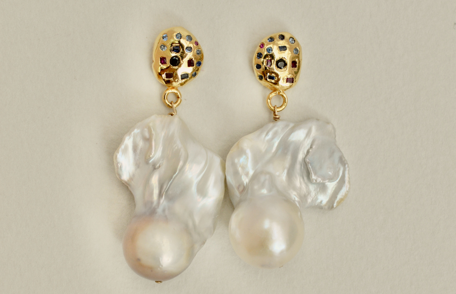 Aretes Arrecife perlas barrocas