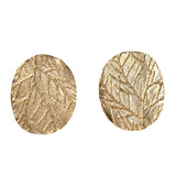 Aretes oval enredaderas