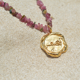 Collar sello turmalinas