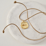 Collar piel dije sello