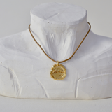 Collar piel dije sello