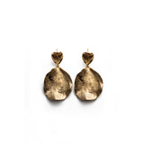 Aretes pétalos dobles