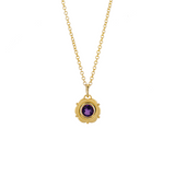 Collar birthstone Amatista