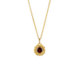 Collar birthstone Granate