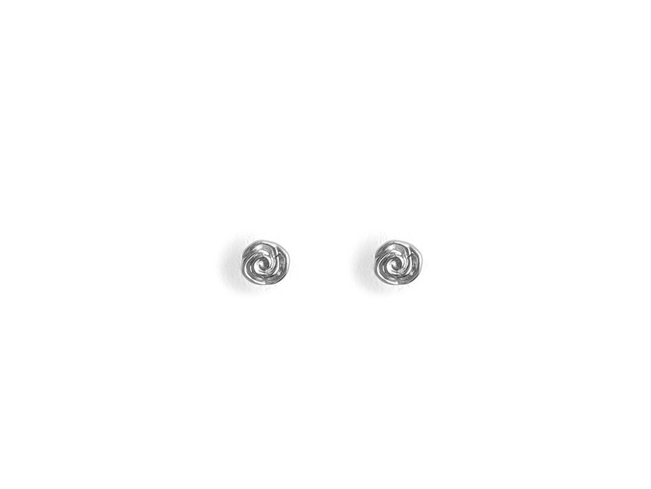Aretes baby roses oro 14k