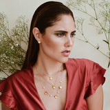 Aretes mini pétalos